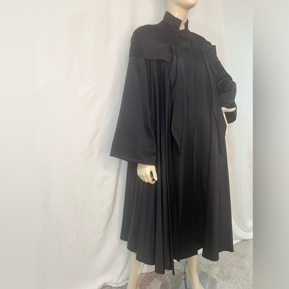 Vintage Fully Contrast Lined Dramatic Evening Coa… - image 4